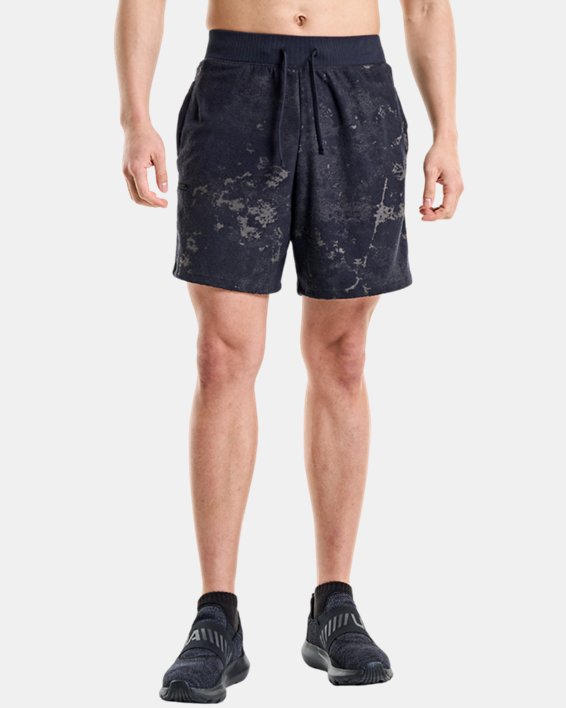 Men's UA Journey Terry Shorts in Black image number 0